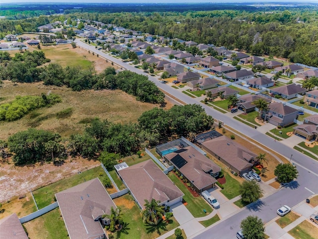 drone / aerial view featuring a residential view