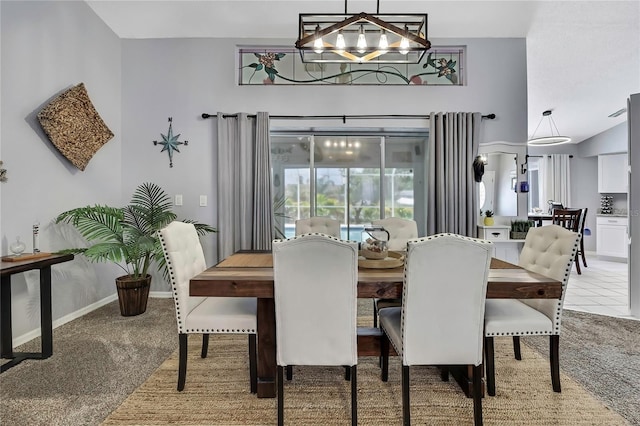 13373 Lawrence St, Spring Hill, FL 34609 - dining space featuring light carpet