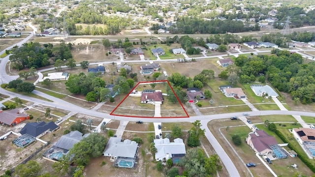 13373 Lawrence St, Spring Hill, FL 34609 - drone / aerial view featuring a residential view
