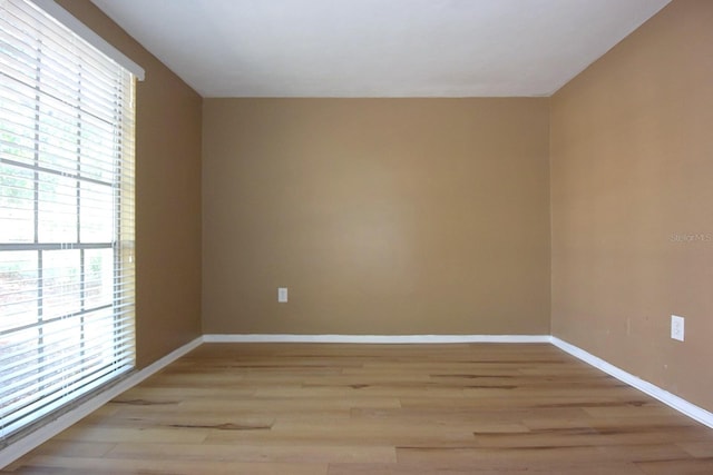 12210 Quail Run Row, Hudson, FL 34667 - spare room with baseboards and light wood-type flooring
