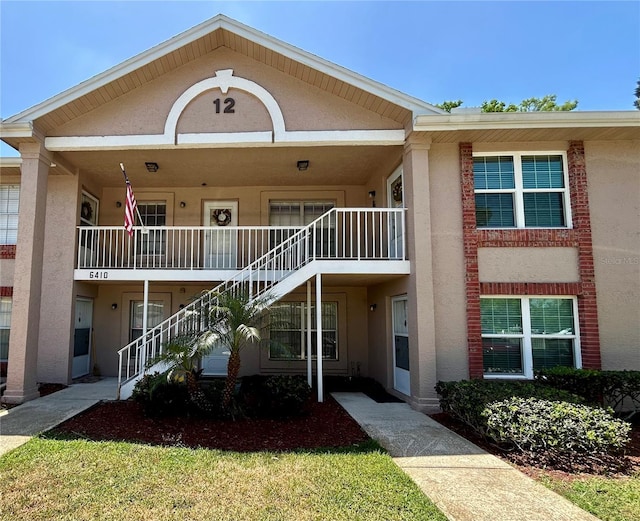 view of property with stairs