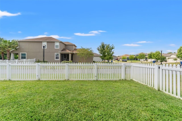21167 Pleasant Plains Pkwy, Land O Lakes, FL 34637 - view of yard featuring fence and a residential view