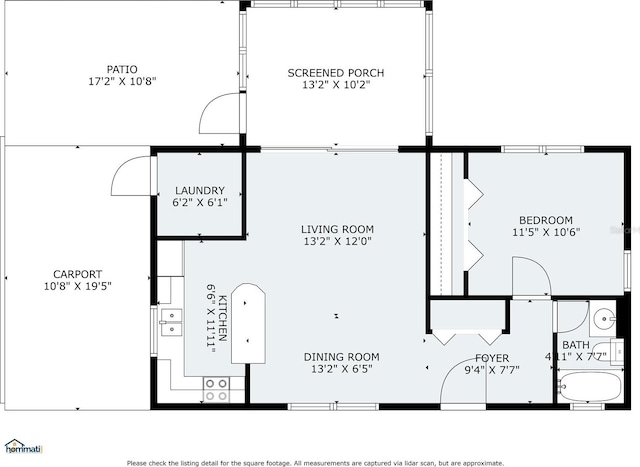 7050 Merrick Ln, Spring Hill, FL 34606 - home floor plan