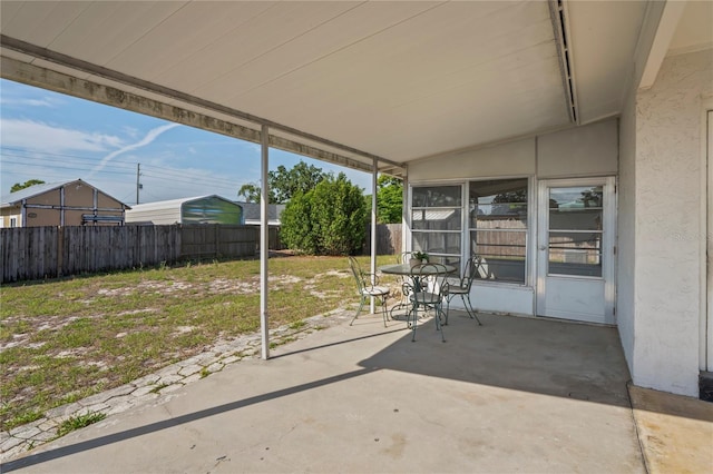 7050 Merrick Ln, Spring Hill, FL 34606 - sunroom / solarium with lofted ceiling