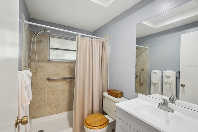 12906 Sandburst Ln, Hudson, FL 34667 - full bath with toilet, a tile shower, and vanity