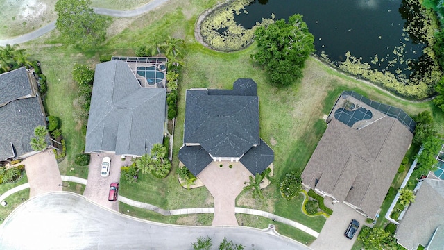 15906 Prince William Pl, Odessa, FL 33556 - aerial view of property and surrounding area with a nearby body of water