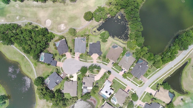 15906 Prince William Pl, Odessa, FL 33556 - aerial view of property and surrounding area featuring a large body of water and nearby suburban area