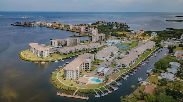 8210 Aquila St Unit 218, Port Richey, FL 34668 - aerial overview of property's location featuring a large body of water and apartment complex