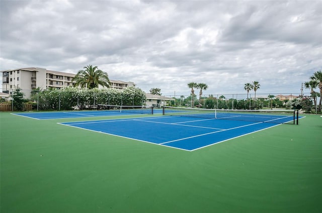 8210 Aquila St Unit 218, Port Richey, FL 34668 - view of tennis court with fence