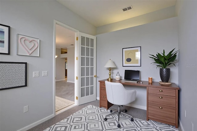 7827 Starfire Way, New Port Richey, FL 34654 - office with carpet flooring and baseboards
