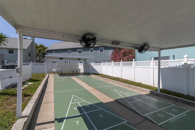 6219 Wilds Dr Unit 11A, New Port Richey, FL 34653 - view of community with fence and shuffleboard