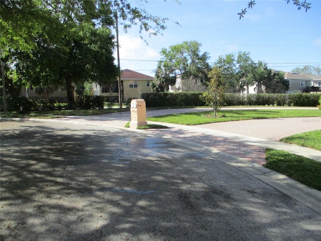 view of street featuring sidewalks