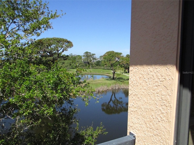 view of water feature