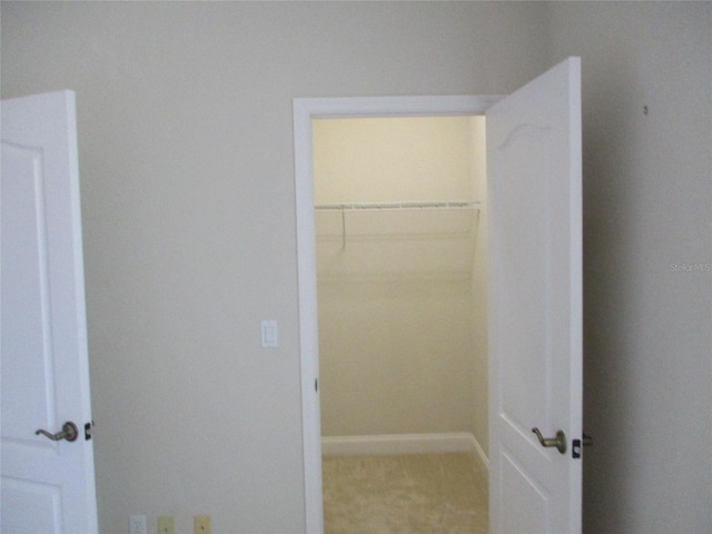 view of closet
