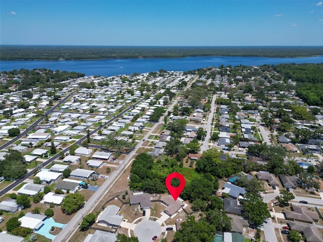 2660 Orangewood Ct, Palm Harbor, FL 34684 - birds eye view of property featuring a residential view and a water view