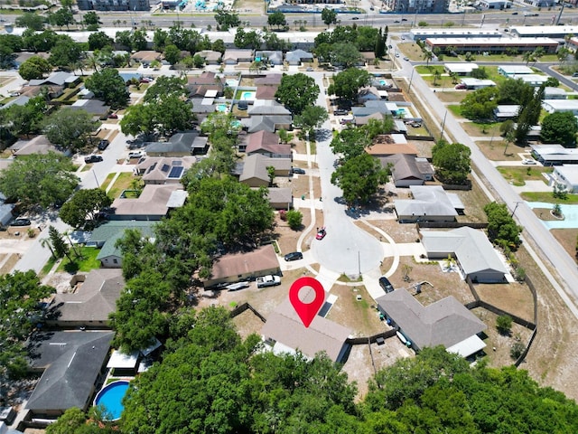 2660 Orangewood Ct, Palm Harbor, FL 34684 - birds eye view of property with a residential view