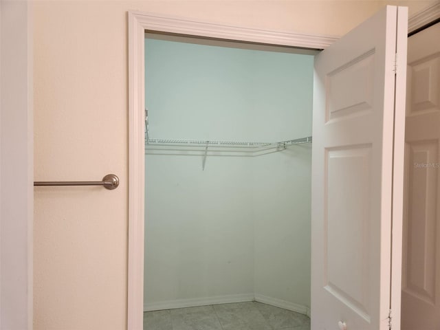 view of closet