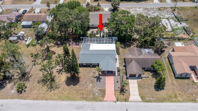 8522 Inwood Dr, Hudson, FL 34667 - drone / aerial view featuring a residential view