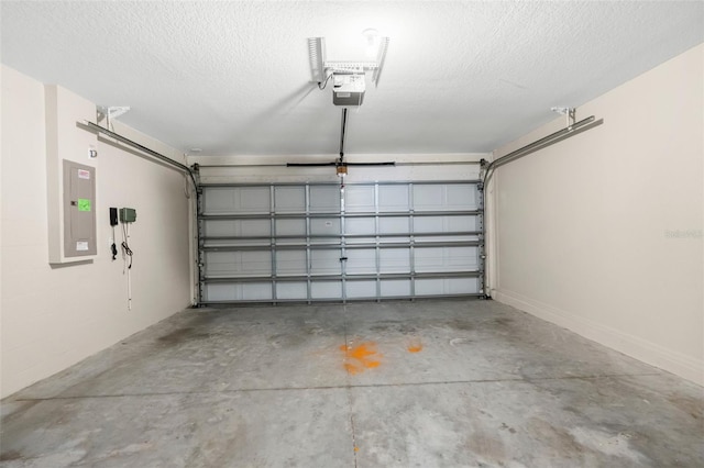 3410 Thistledown Ln, Land O Lakes, FL 34638 - garage featuring electric panel and a garage door opener