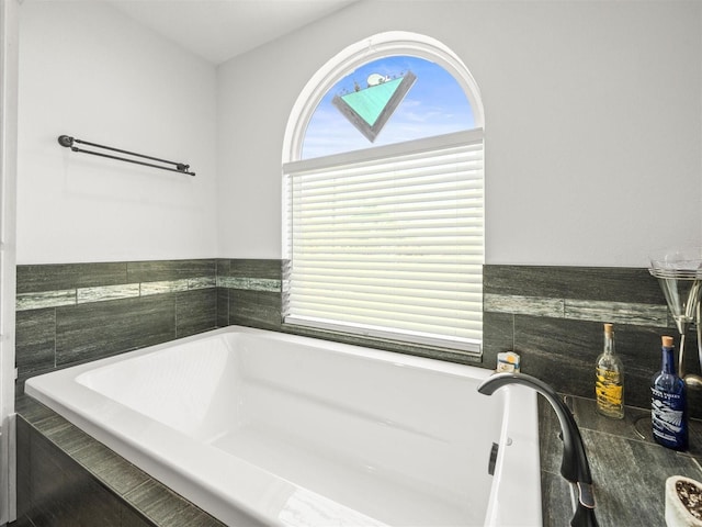full bathroom with a bathtub