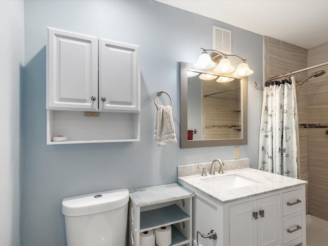 11512 Yellow Birch Ct, New Port Richey, FL 34654 - bathroom featuring tiled shower, toilet, and vanity