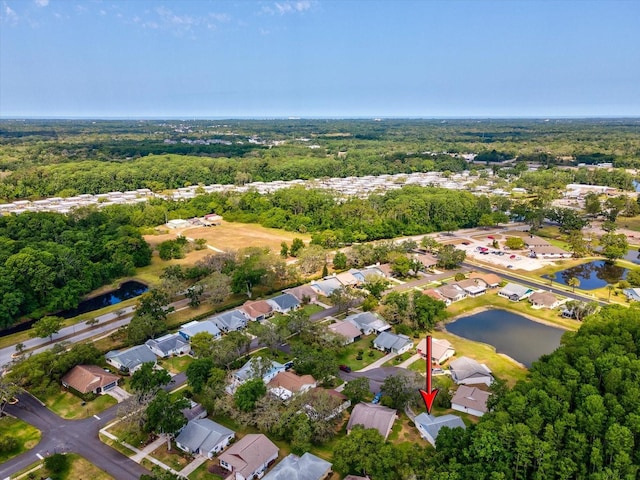 11512 Yellow Birch Ct, New Port Richey, FL 34654 - aerial view of property's location with a large body of water and nearby suburban area