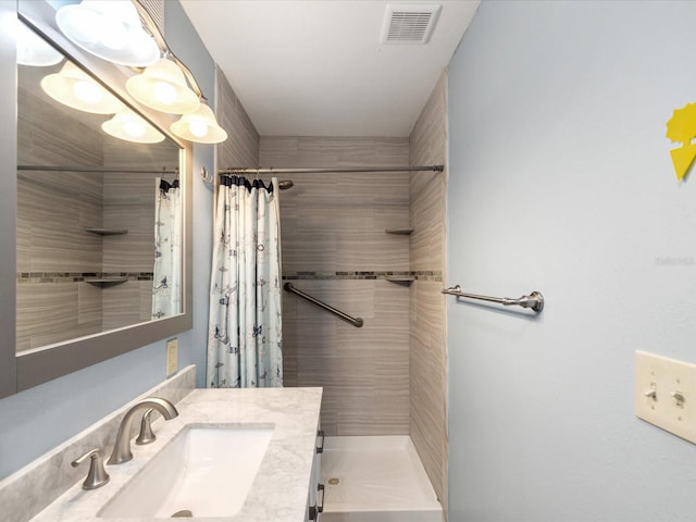 11512 Yellow Birch Ct, New Port Richey, FL 34654 - full bathroom with a tile shower and vanity