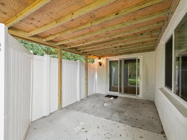 11512 Yellow Birch Ct, New Port Richey, FL 34654 - view of patio with fence