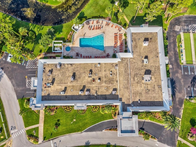 11512 Yellow Birch Ct, New Port Richey, FL 34654 - aerial view of a pool area