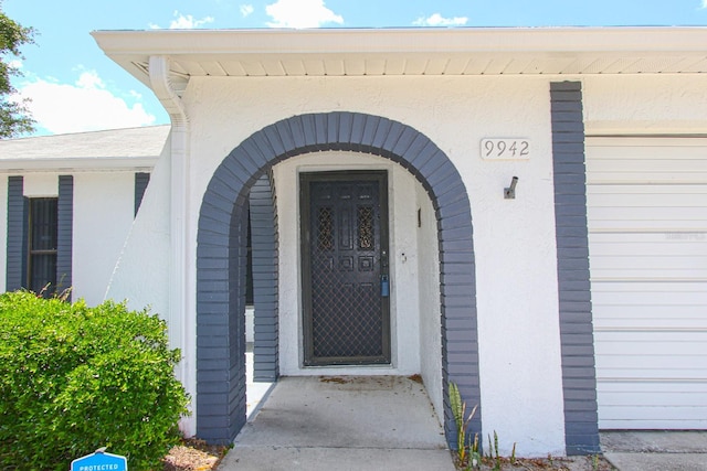 view of exterior entry
