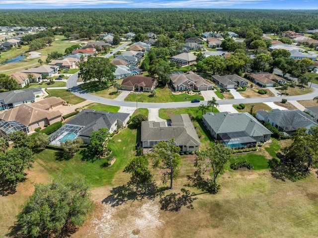 9216 Tarleton Cir, Weeki Wachee, FL 34613 - bird's eye view featuring a residential view