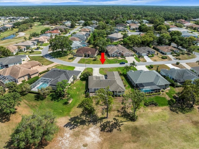 9216 Tarleton Cir, Weeki Wachee, FL 34613 - birds eye view of property featuring a residential view