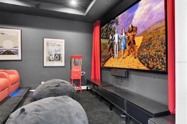 4188 Barbour Trl, Odessa, FL 33556 - carpeted home theater with recessed lighting