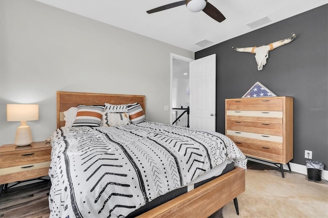 4188 Barbour Trl, Odessa, FL 33556 - bedroom featuring ceiling fan and baseboards