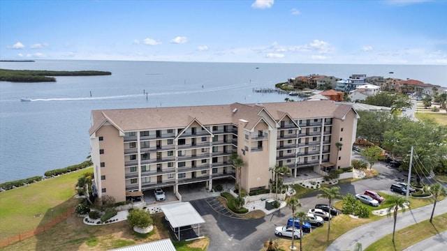 4550 Bay Blvd Unit 1231, Port Richey, FL 34668 - drone / aerial view of apartment complex and a large body of water