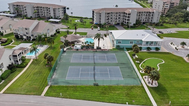 4550 Bay Blvd Unit 1231, Port Richey, FL 34668 - drone / aerial view of a pool area