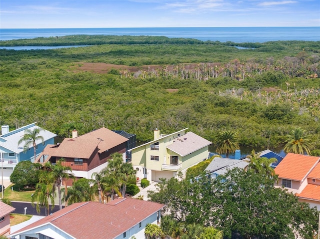 6321 Garland Ct, New Port Richey, FL 34652 - aerial view of residential area featuring a large body of water
