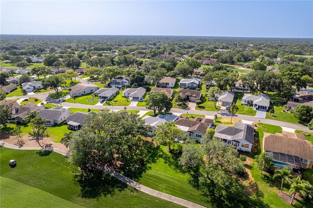 aerial perspective of suburban area