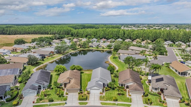 1053 Winding Willow Dr, Trinity, FL 34655 - aerial view of residential area with a nearby body of water