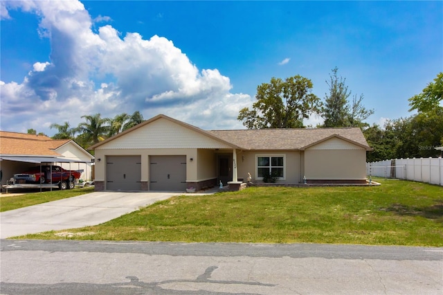 8126 Wooden Dr, Spring Hill, FL 34606 - ranch-style home featuring a garage and driveway