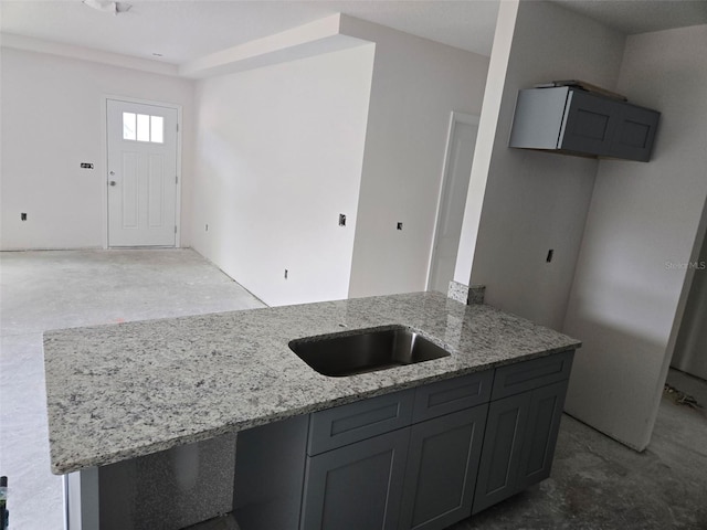 7583 St Andrews Blvd, Weeki Wachee, FL 34613 - kitchen with light stone counters
