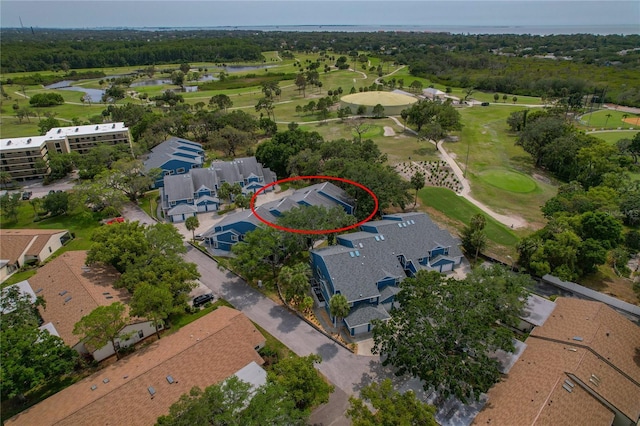 2026 Golfview Dr Unit 2026, Tarpon Springs, FL 34689 - aerial overview of property's location featuring a nearby body of water and a golf club