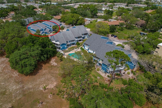 2026 Golfview Dr Unit 2026, Tarpon Springs, FL 34689 - aerial perspective of suburban area with a pool