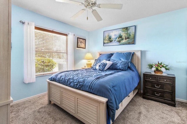 3773 E Lake Todd Dr, Hernando, FL 34442 - carpeted bedroom featuring baseboards and a ceiling fan