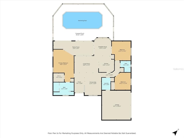 3773 E Lake Todd Dr, Hernando, FL 34442 - home floor plan