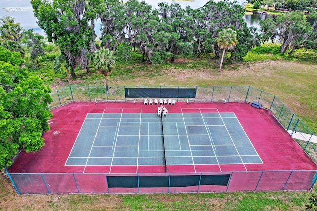 3773 E Lake Todd Dr, Hernando, FL 34442 - view of tennis court featuring fence