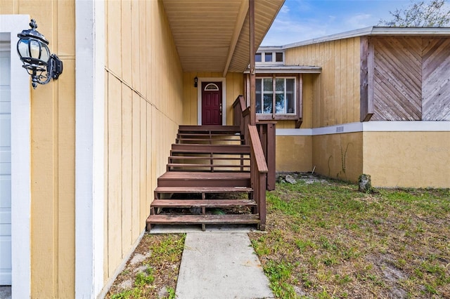 view of exterior entry