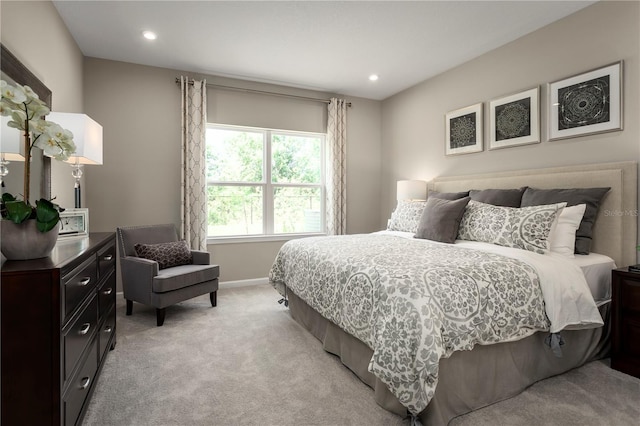 2193 Aibonito Cir, Clermont, FL 34711 - bedroom featuring light colored carpet, baseboards, and recessed lighting
