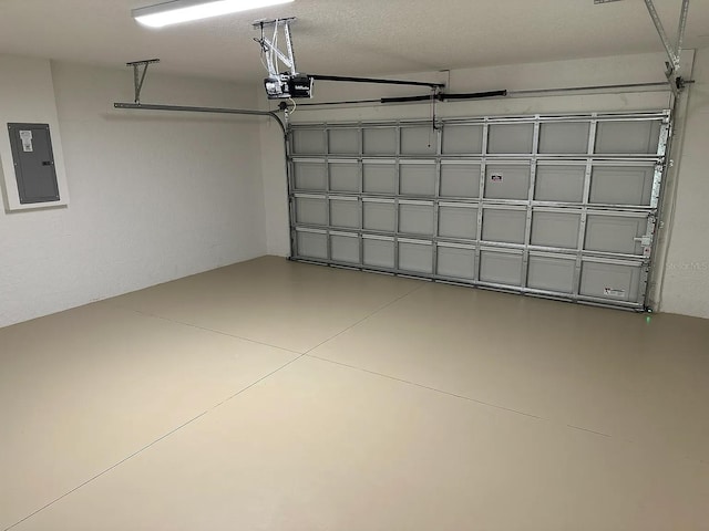 9252 N Agatha Dr, Citrus Springs, FL 34434 - garage with electric panel and a garage door opener