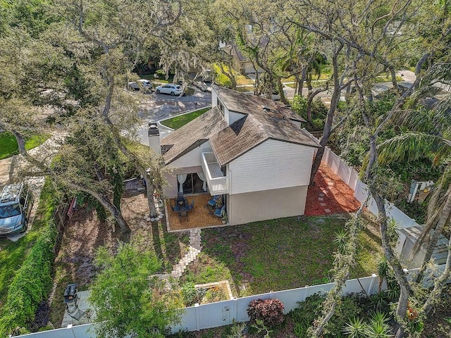 10910 Winter Oak Pl, Tampa, FL 33618 - aerial view of property and surrounding area
